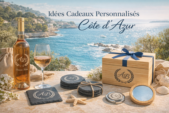 Idées de cadeaux personnalisés sur la Côte d’Azur – objets gravés en ardoise, bois et bambou par Grav’Azur