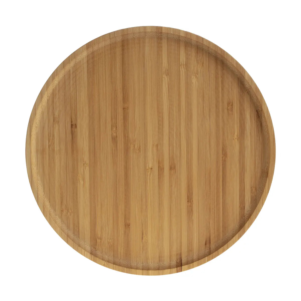 Assiette ronde bambou