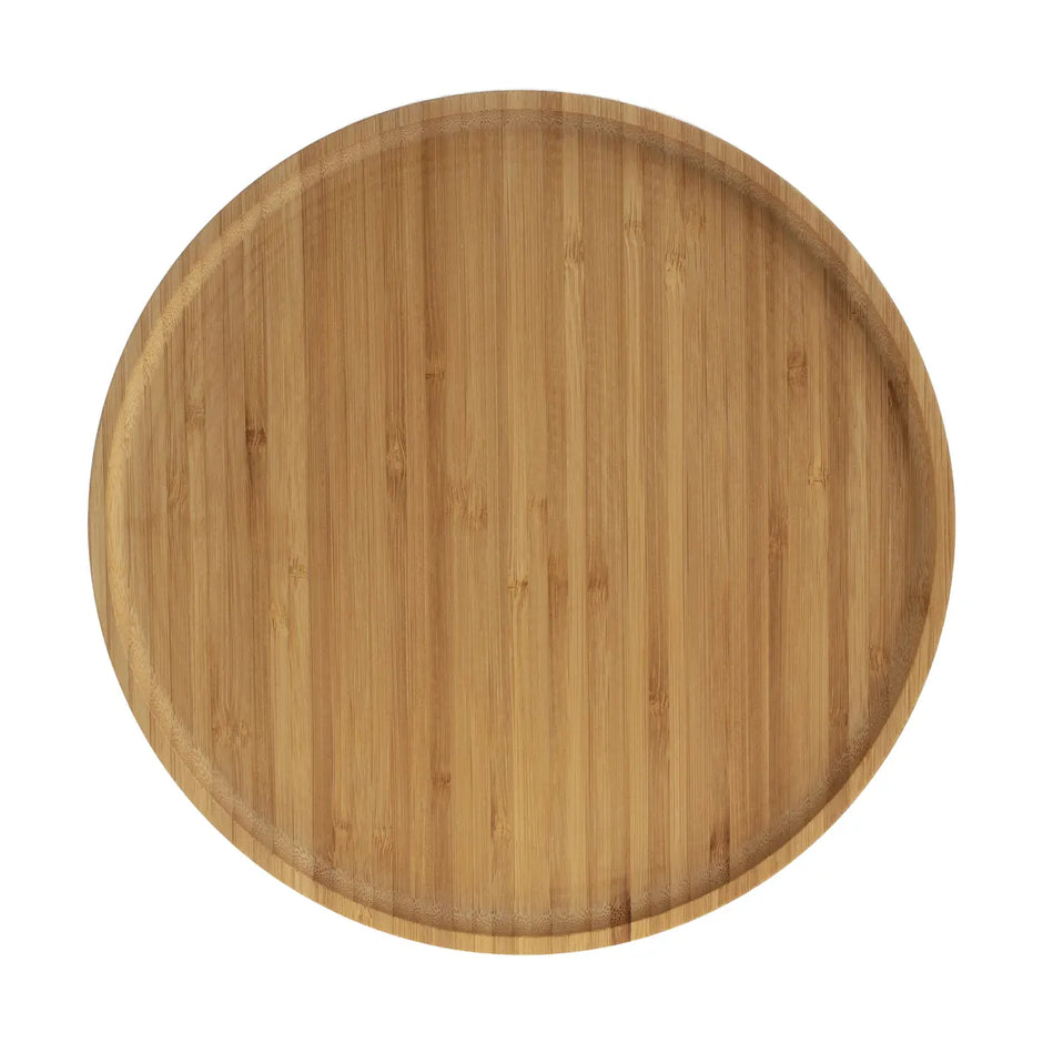 Assiette ronde bambou