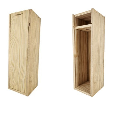 Coffret 1 bouteille bois