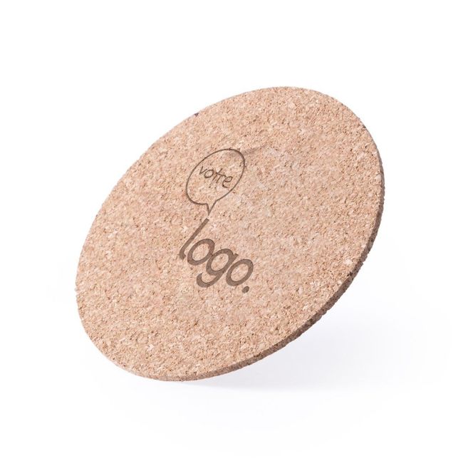 Dessous de verre liège rond