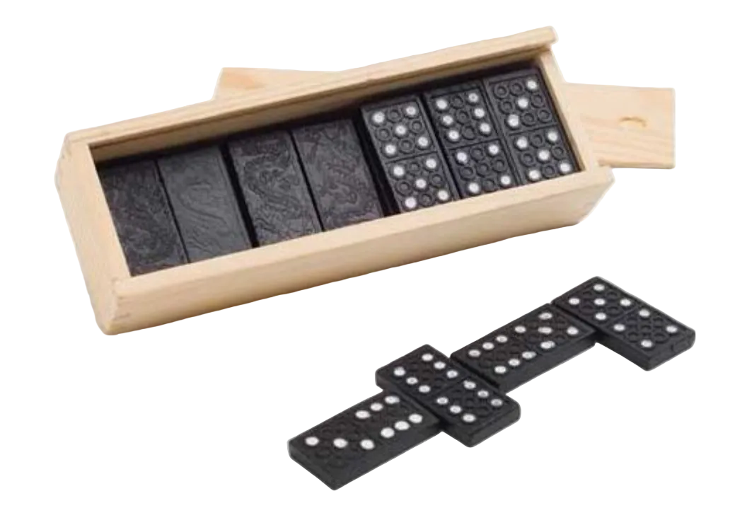 Jeu de dominos en bois personnalisable gravé au laser – Grav’Azur Nice