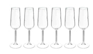 Verre à champagne 22 cl (lot de 6 verres) - Pro