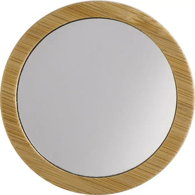 Miroir de poche bambou