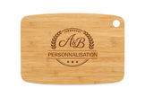 Planche à découper en bambou personnalisée avec gravure laser – Planche de cuisine en bois écologique pour cadeau ou entreprise