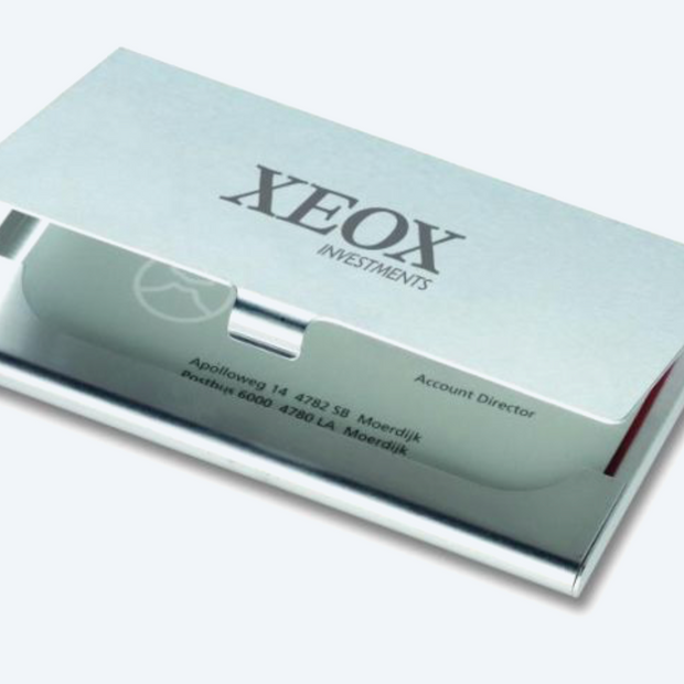 Porte-cartes en inox personnalisé gravé au laser – Grav’Azur Nice