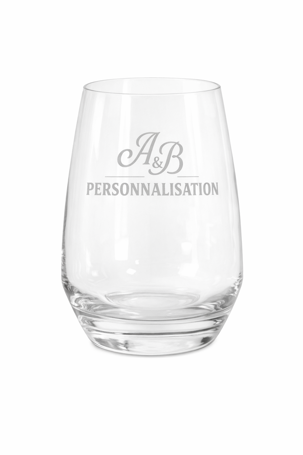 Verre à eau personnalisé gravure laser - Grav'Azur