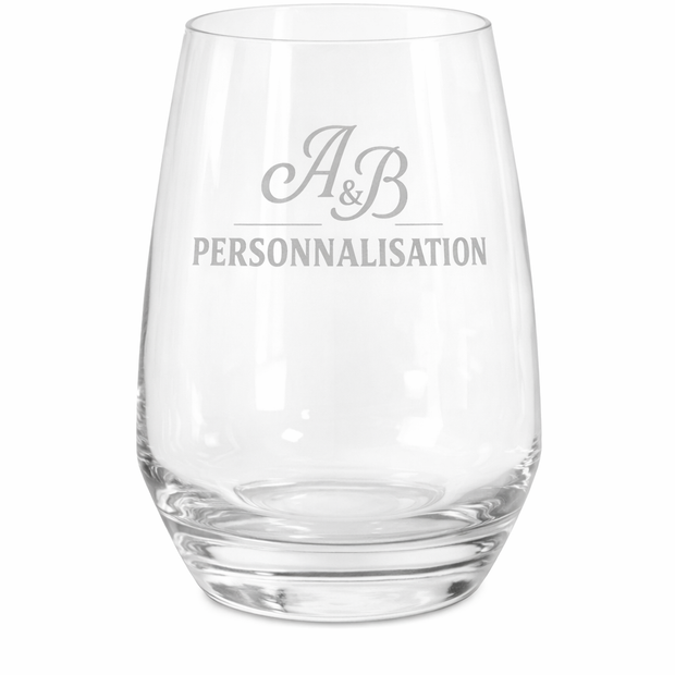 Verre à eau personnalisé gravure laser - Grav'Azur