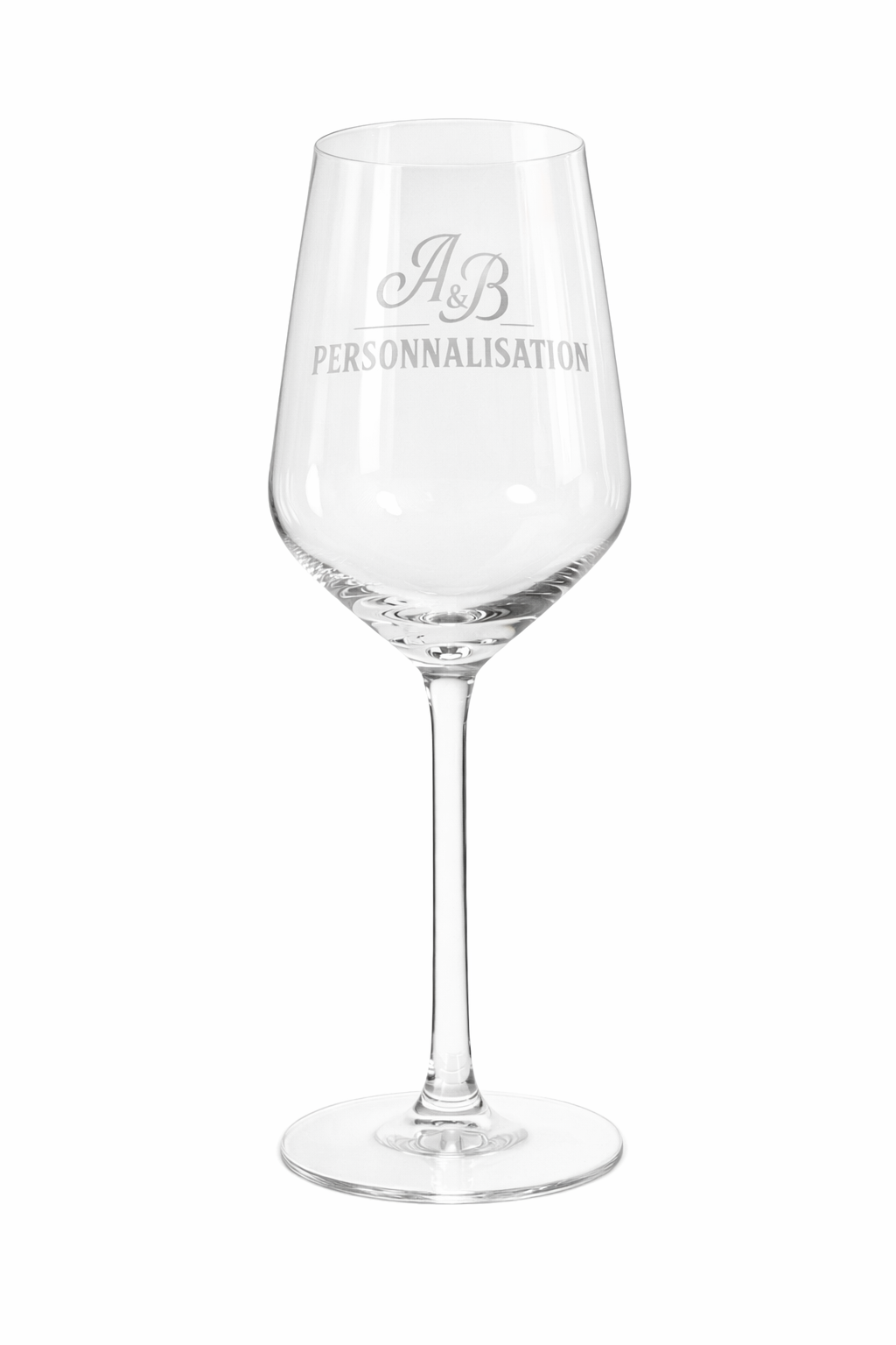 Verre à vin personnalisé gravure laser - Grav'Azur