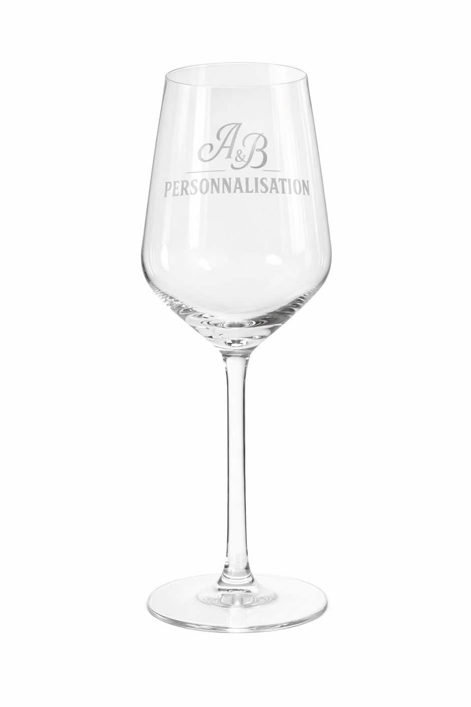 Verre à vin personnalisé gravure laser - Grav'Azur