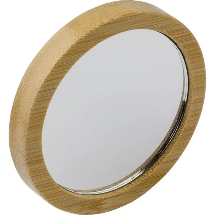 Miroir de poche bambou