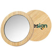 Miroir de poche bambou